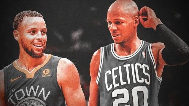  库里三分球数超越雷阿伦  